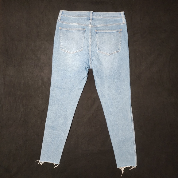 Madewell 10" High Rise Skinny Jeans Raw Hem - Picture 5 of 6